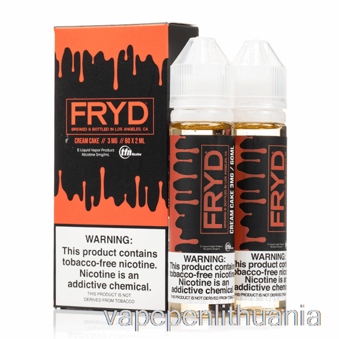 Kreminis Pyragas - Fryd E-liquid - 120ml 0mg Vape Skystis